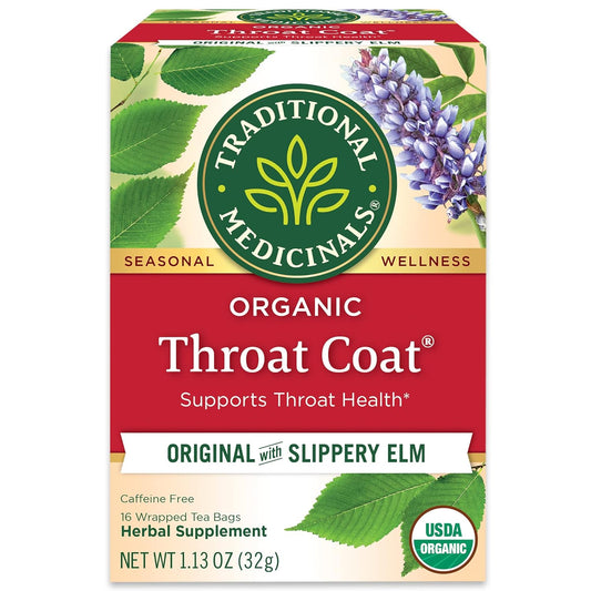 Traditional Medicinals Organic Throat Coat, 16 Tea Bags