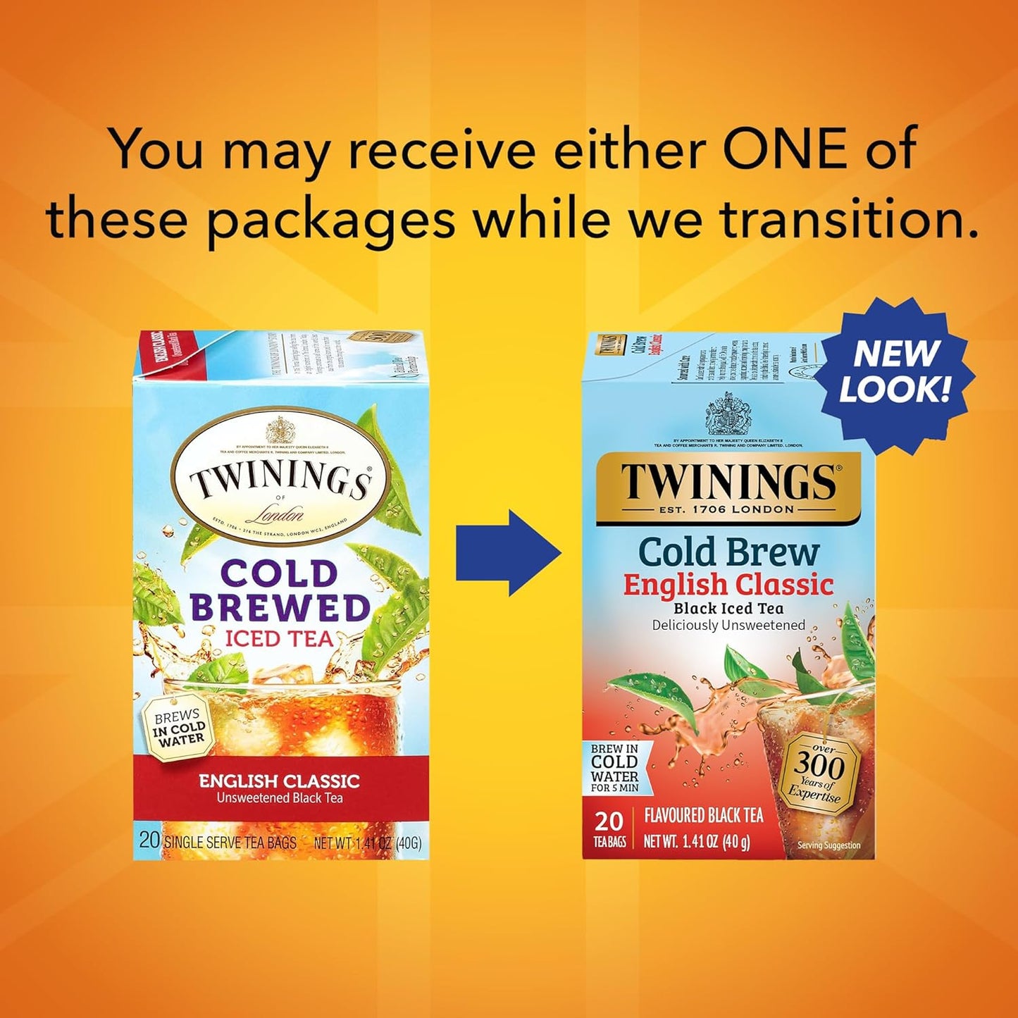 Twinings Cold Brewed English Classic, 20 Tea Bags