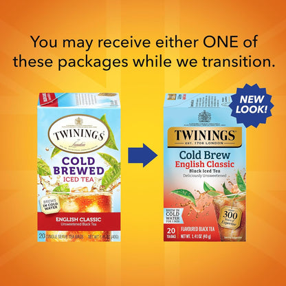 Twinings Cold Brewed English Classic, 20 Tea Bags