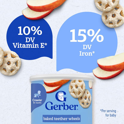 Gerber Snacks Apple Harvest Teether Wheels 42g
