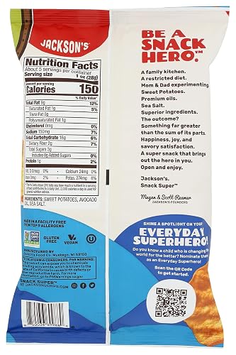 Jackson's Avocado Oil Sweet Potato 142g