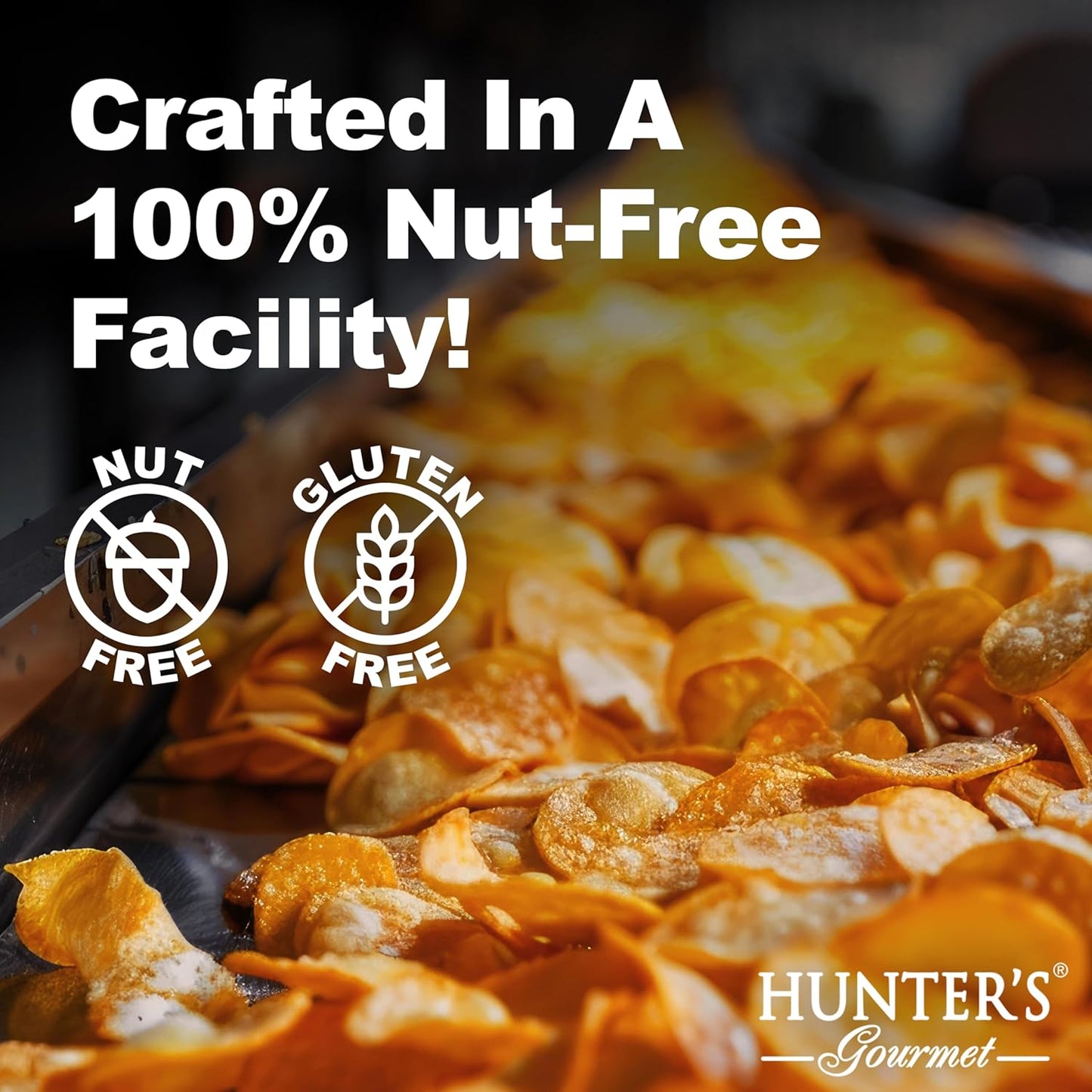 Hunter's Gourmet Black Truffle Hand Cooked Potato Chips 150g