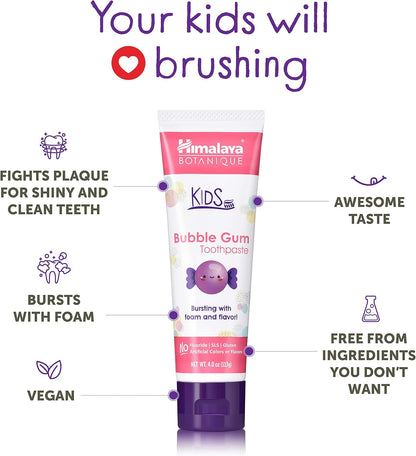 Himalaya Botanique Bubble Gum Kids Toothpaste