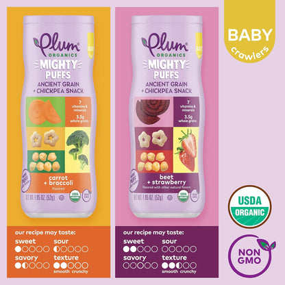 Plum Organics Mighty Puffs 52g