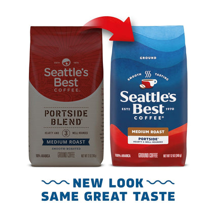 Seattle's Best Ground Medium Roast Portside Coffee 340g