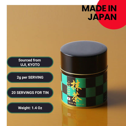 Matcharl Ceremonial Grade Matcha Powder 40g