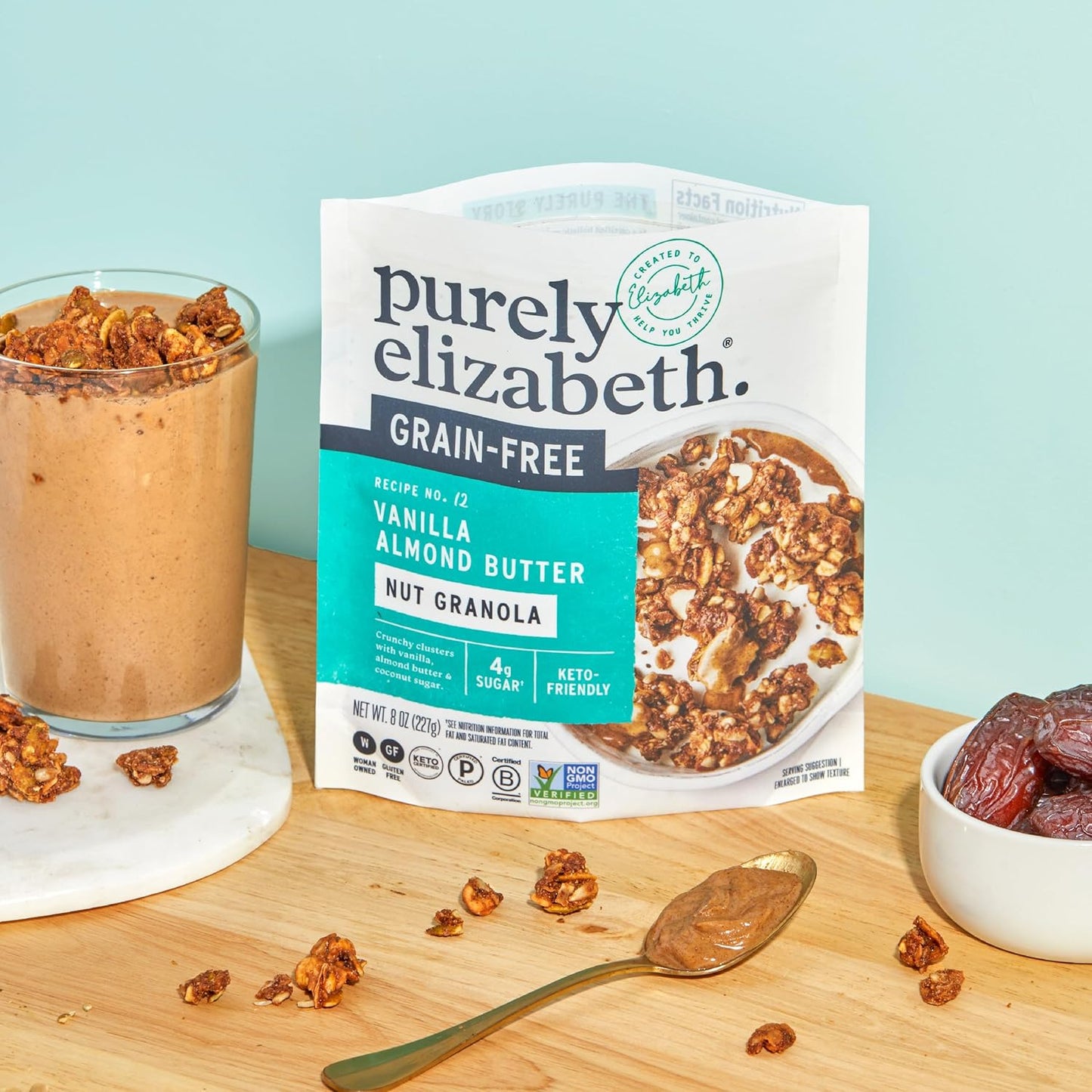 Purely Elizabeth Vanilla Almond Butter Grain-Free Granola 227g