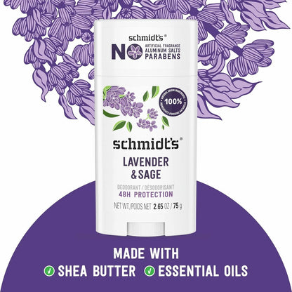 Schmidt's Aluminum Free Vegan Deodorant 75g