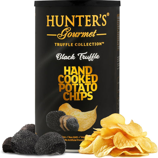Hunter's Gourmet Black Truffle Hand Cooked Potato Chips 150g