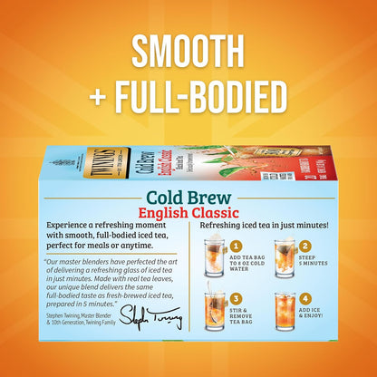 Twinings Cold Brewed English Classic, 20 Tea Bags