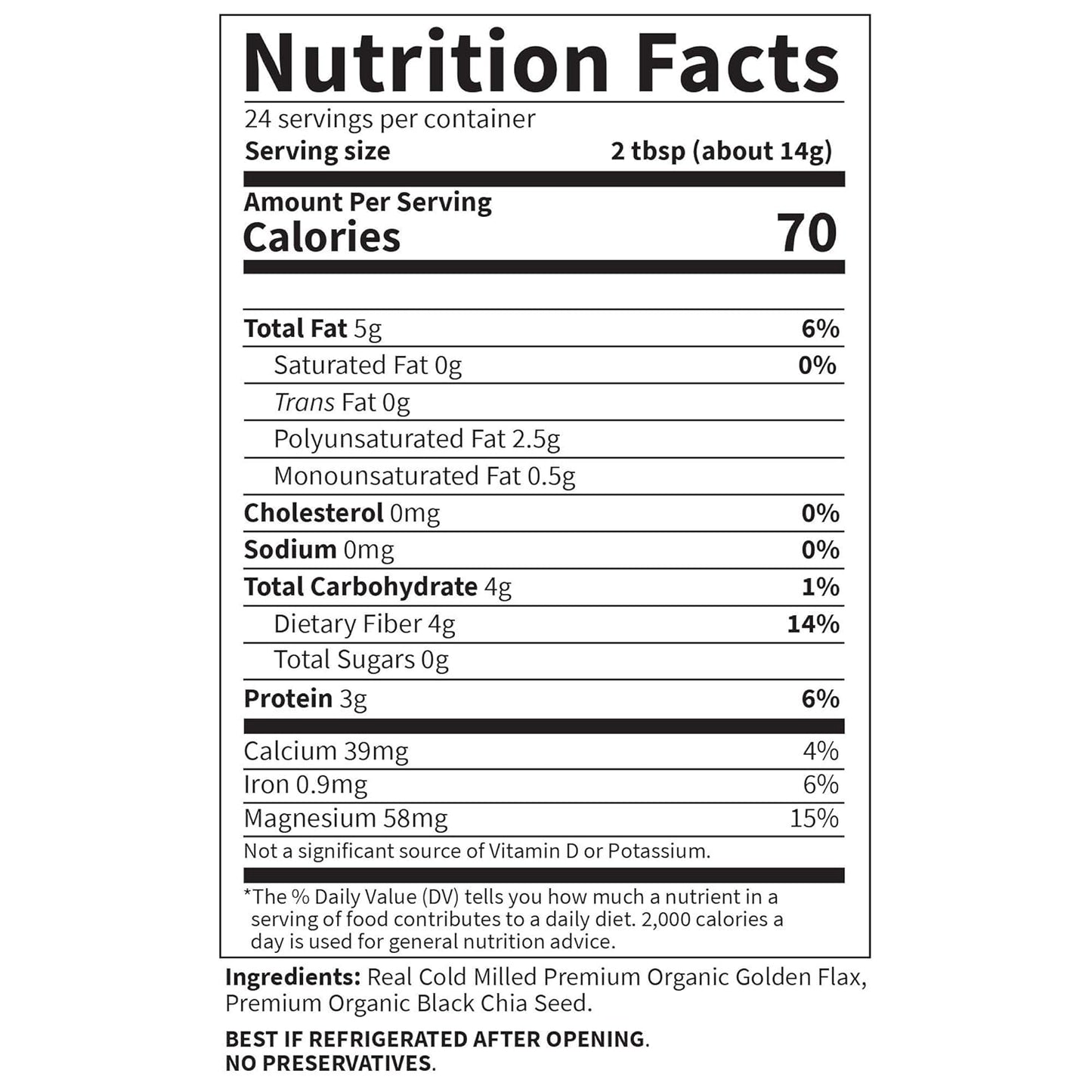 Garden of Life Organic Flax & Chia Blend 340g