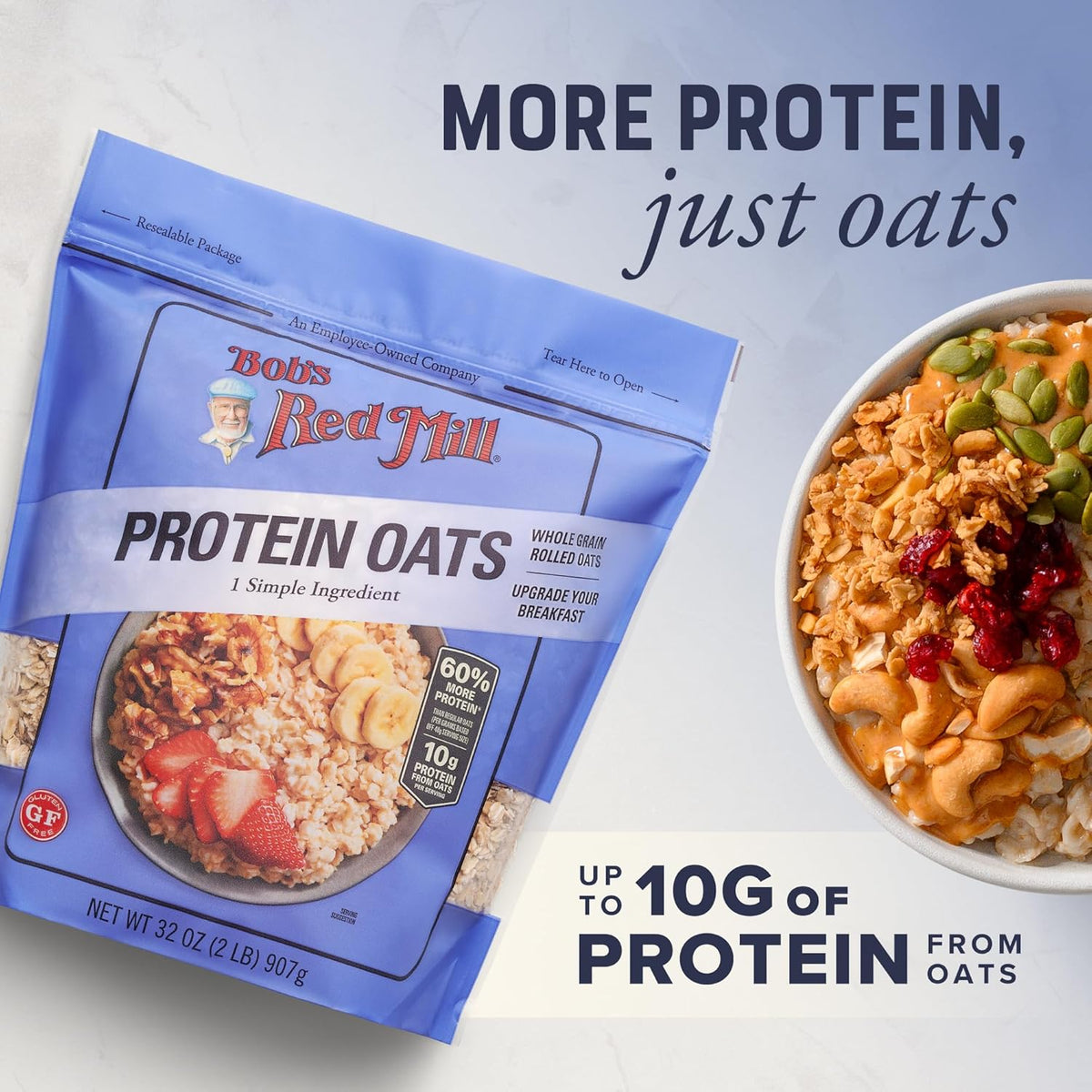 Bob's Red Mill Protein Oats 907g