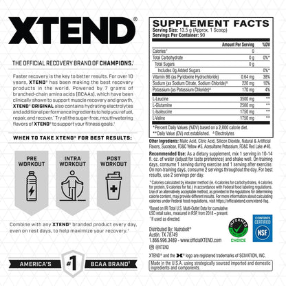 Xtend Original BCAA Powder Mango Madness, 30 Servings