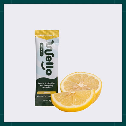 Wello Hydrate Electrolyte Lemon Flavor