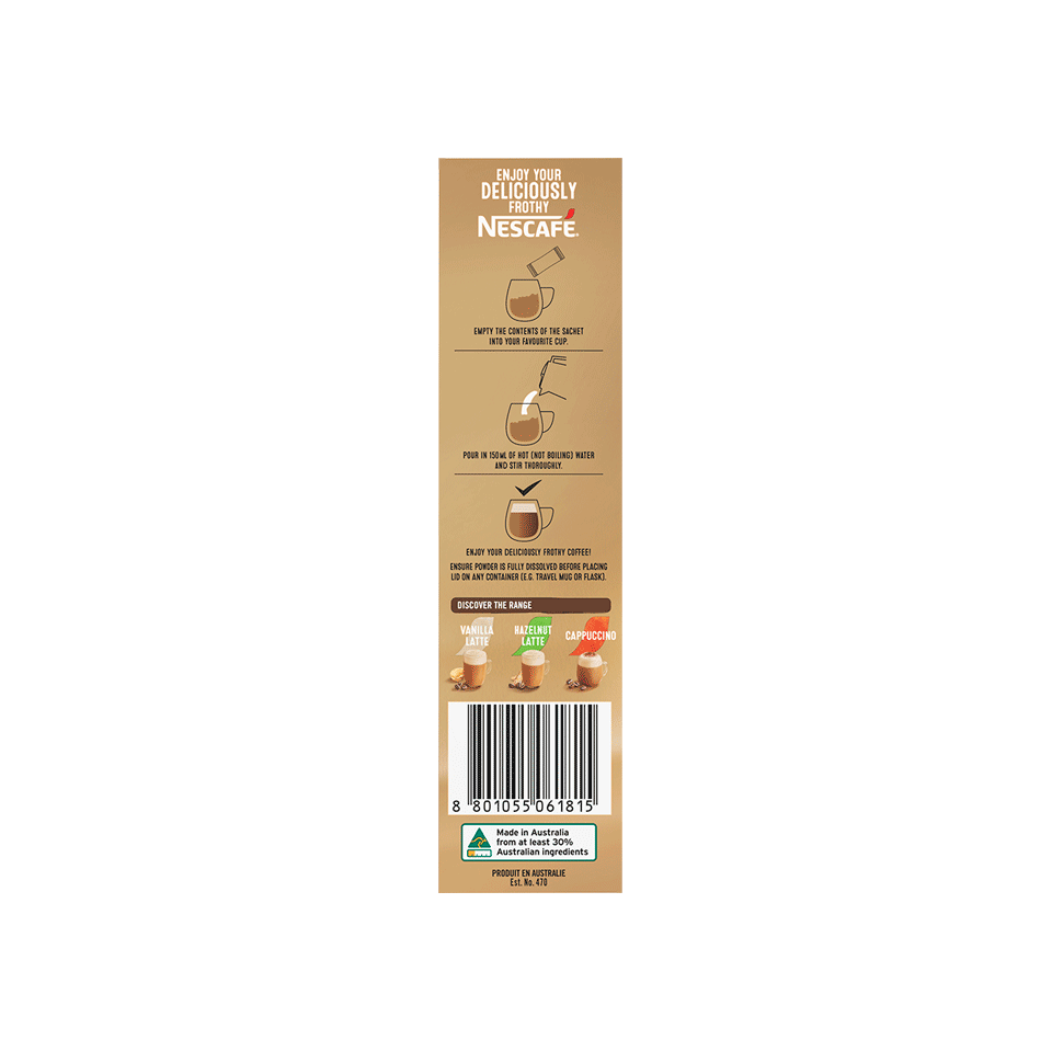 Nescafé Crème Brulee Latte, 10 Sachets