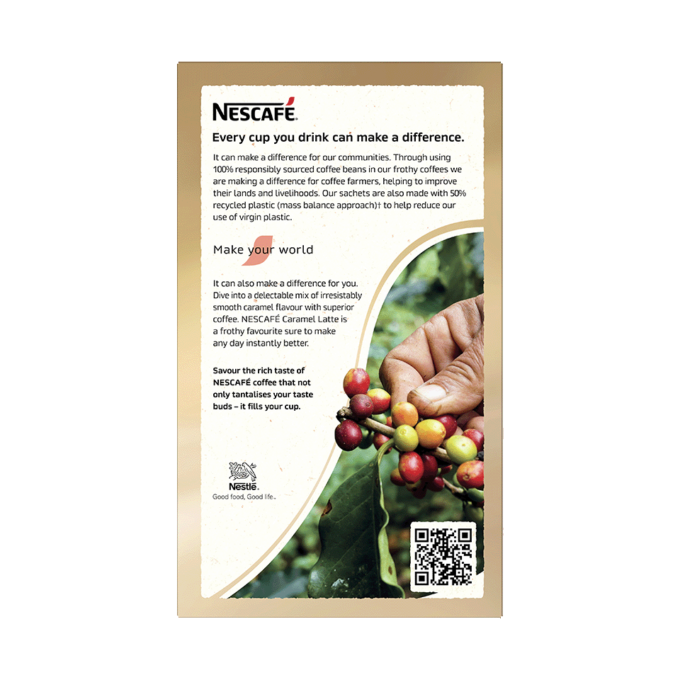 Nescafé Caramel Latte, 10 Sachets