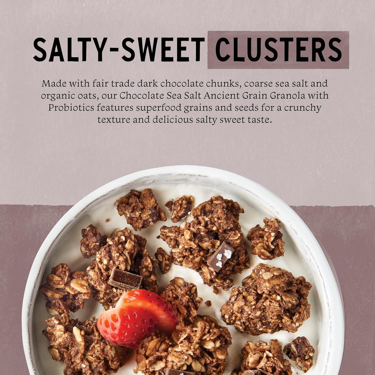 Purely Elizabeth Chocolate Sea Salt Ancient Grain Granola 227g