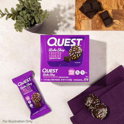 Quest Frosted Cookies Chocolate Cake 50g