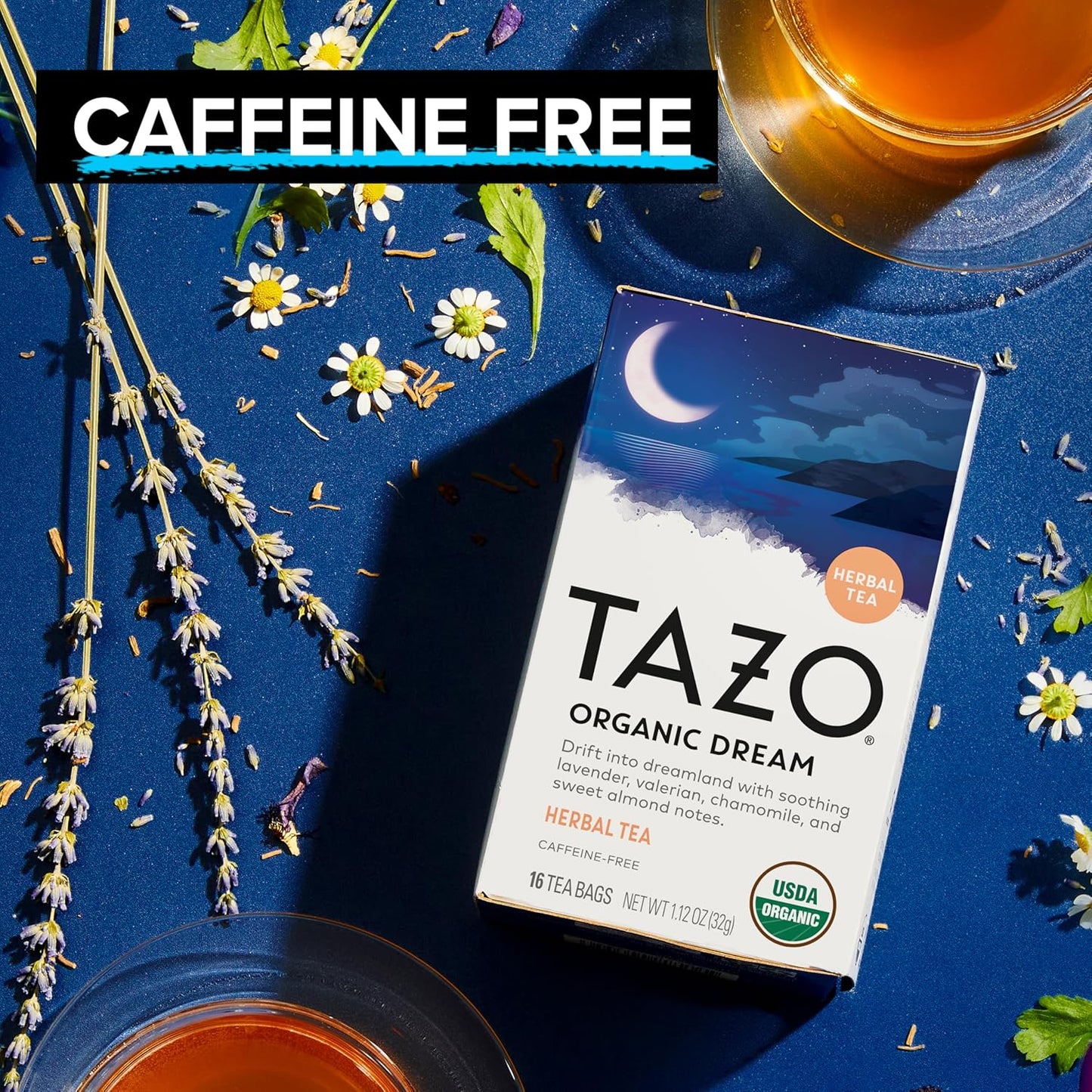 Tazo Organic Dream Herbal Tea, 16 Tea Bags