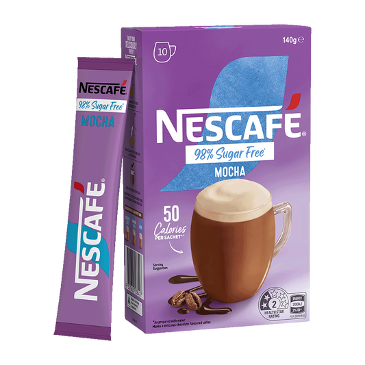 Nescafé 98% Sugar Free Mocha, 10 Sachets