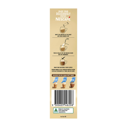 Nescafe 98% Sugar Free Vanilla Malt Latte, 10 Sachets