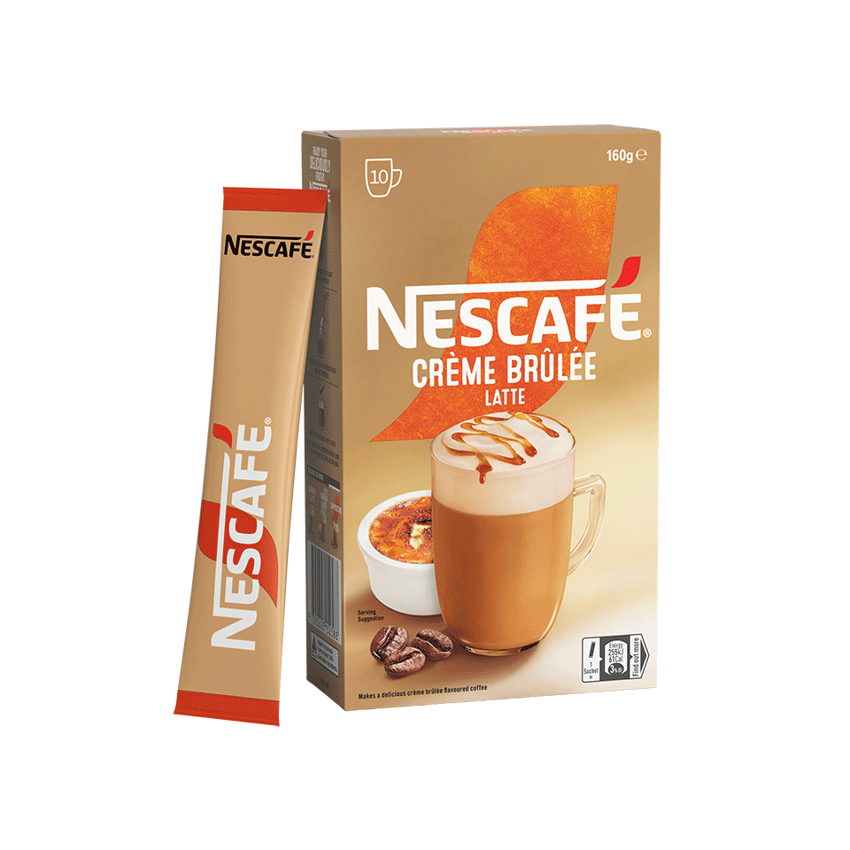 Nescafé Crème Brulee Latte, 10 Sachets