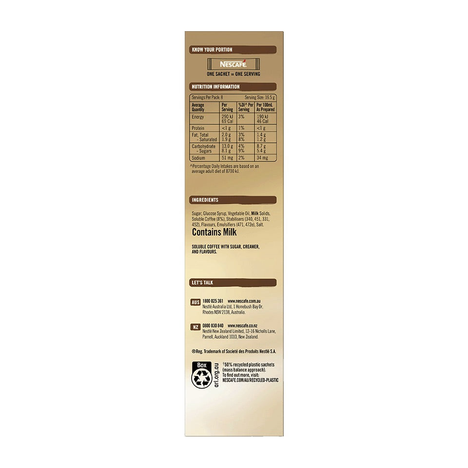 Nescafé Creamy Coconut Latte, 10 Sachets
