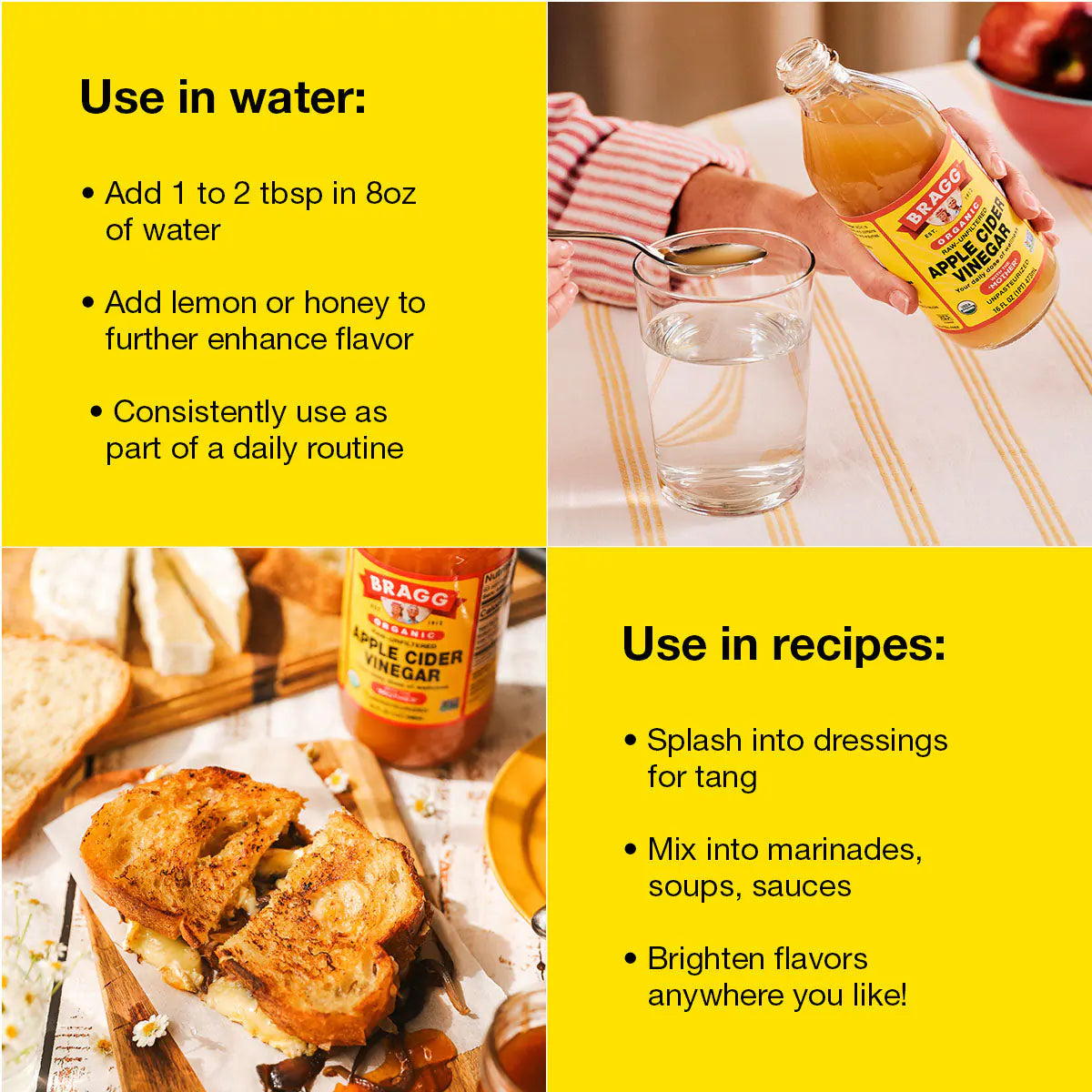 Bragg Apple Cider Vinegar with "The Mother"