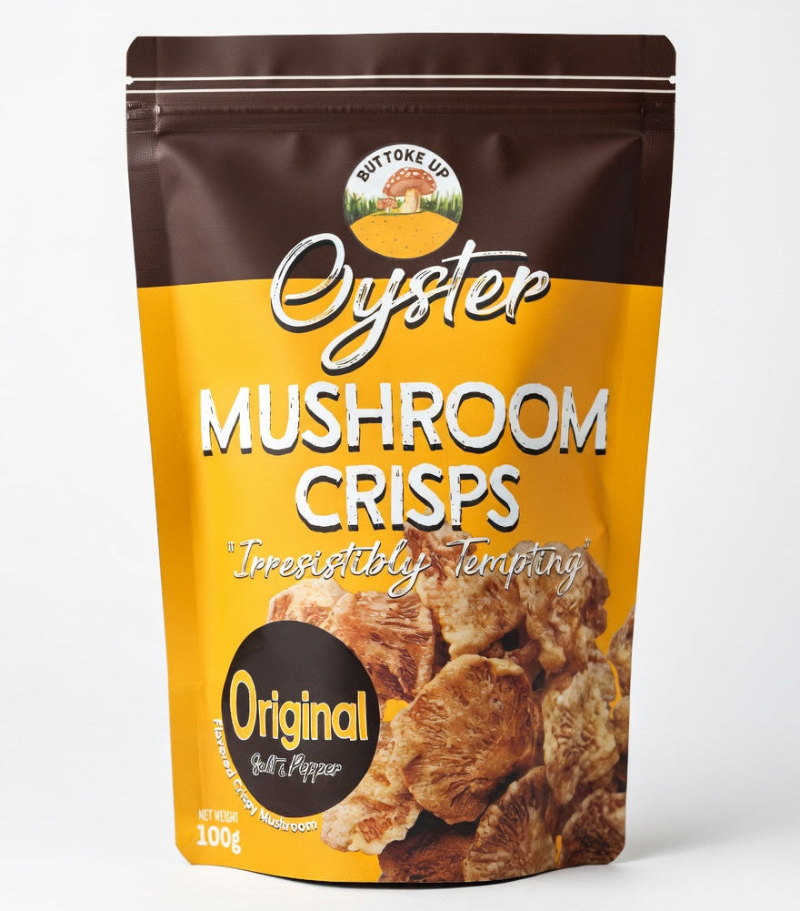 Buttons Up Mushroom Crisps 100g
