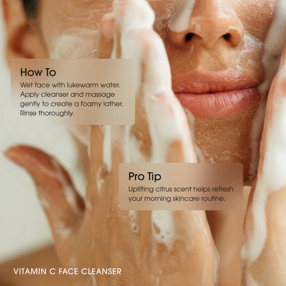 Advanced Clinicals Vitamin C + Ferulic Acid Cleanser 347ml
