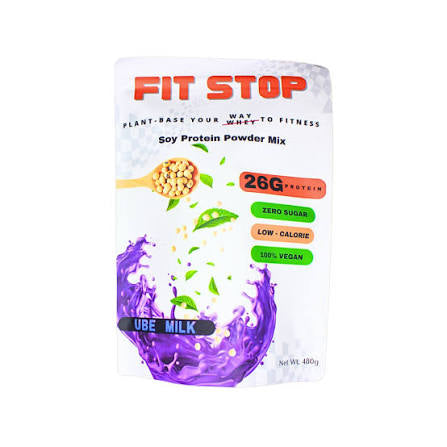 Fit Stop Ube Milk Soy Protein Powder Mix 480g