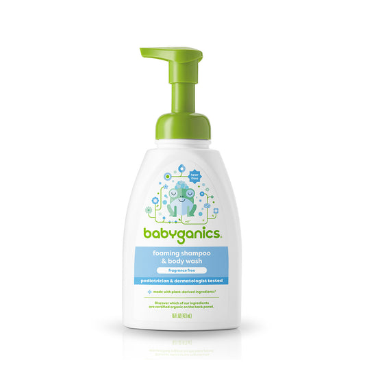 Babyganics Baby Shampoo & Body Wash 473ml