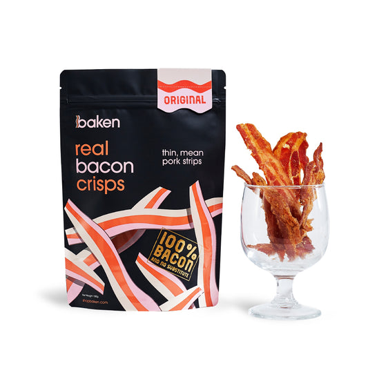 Baken Real Bacon Crisps 100g