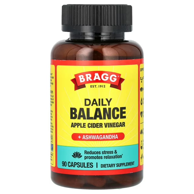 Bragg Daily Balance Apple Cider Vinegar, 90 Capsules