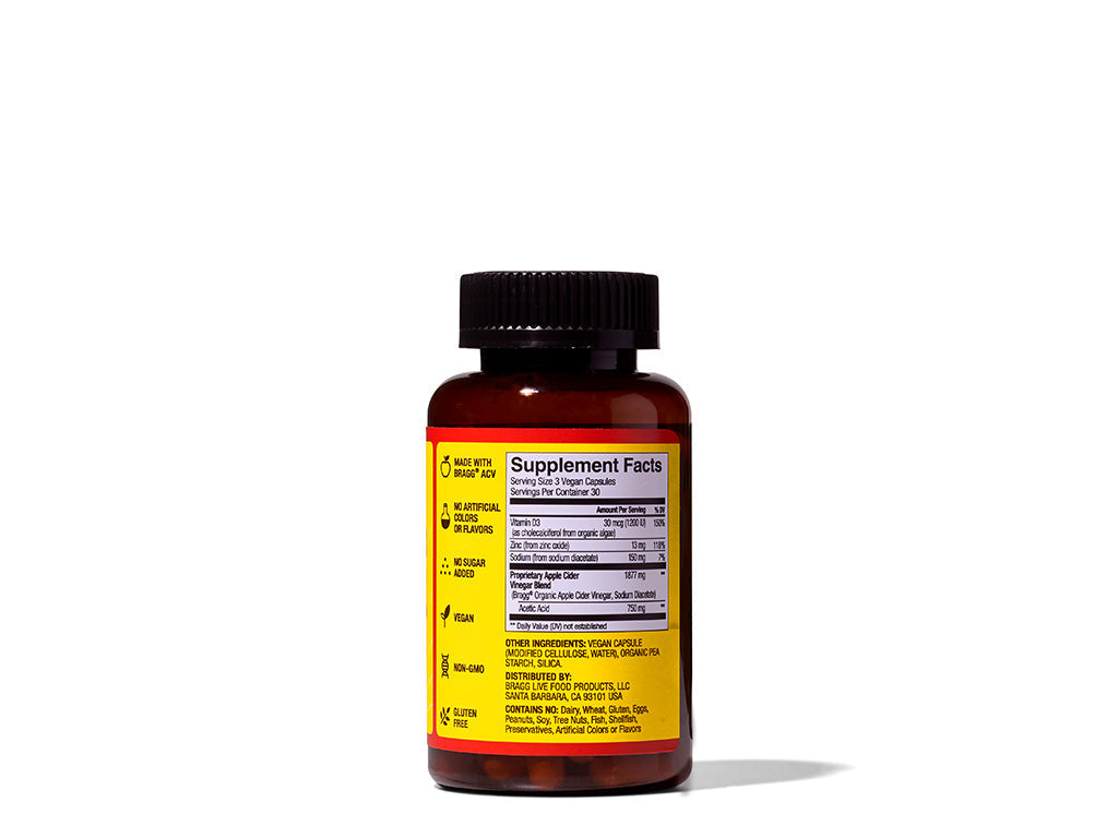 Bragg Apple Cider Vinegar, 90 Capsules