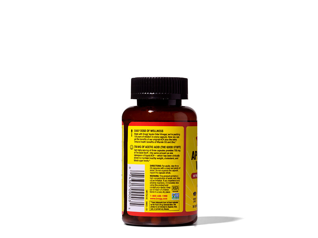 Bragg Apple Cider Vinegar, 90 Capsules