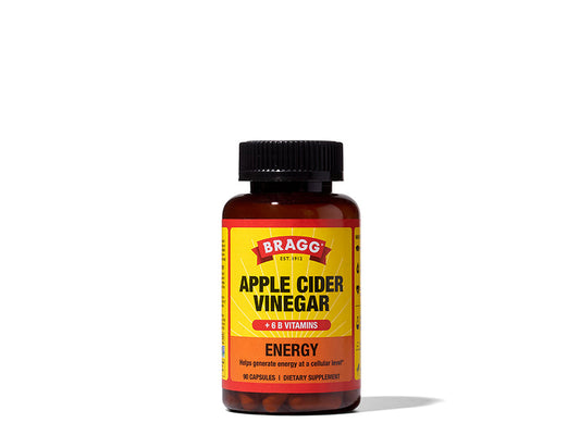 Bragg Energy Apple Cider Vinegar, 90 Capsules
