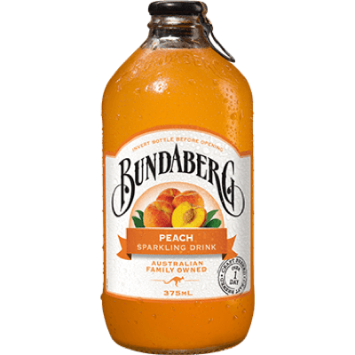 Bundaberg Peach Sparkling Drink 375ml