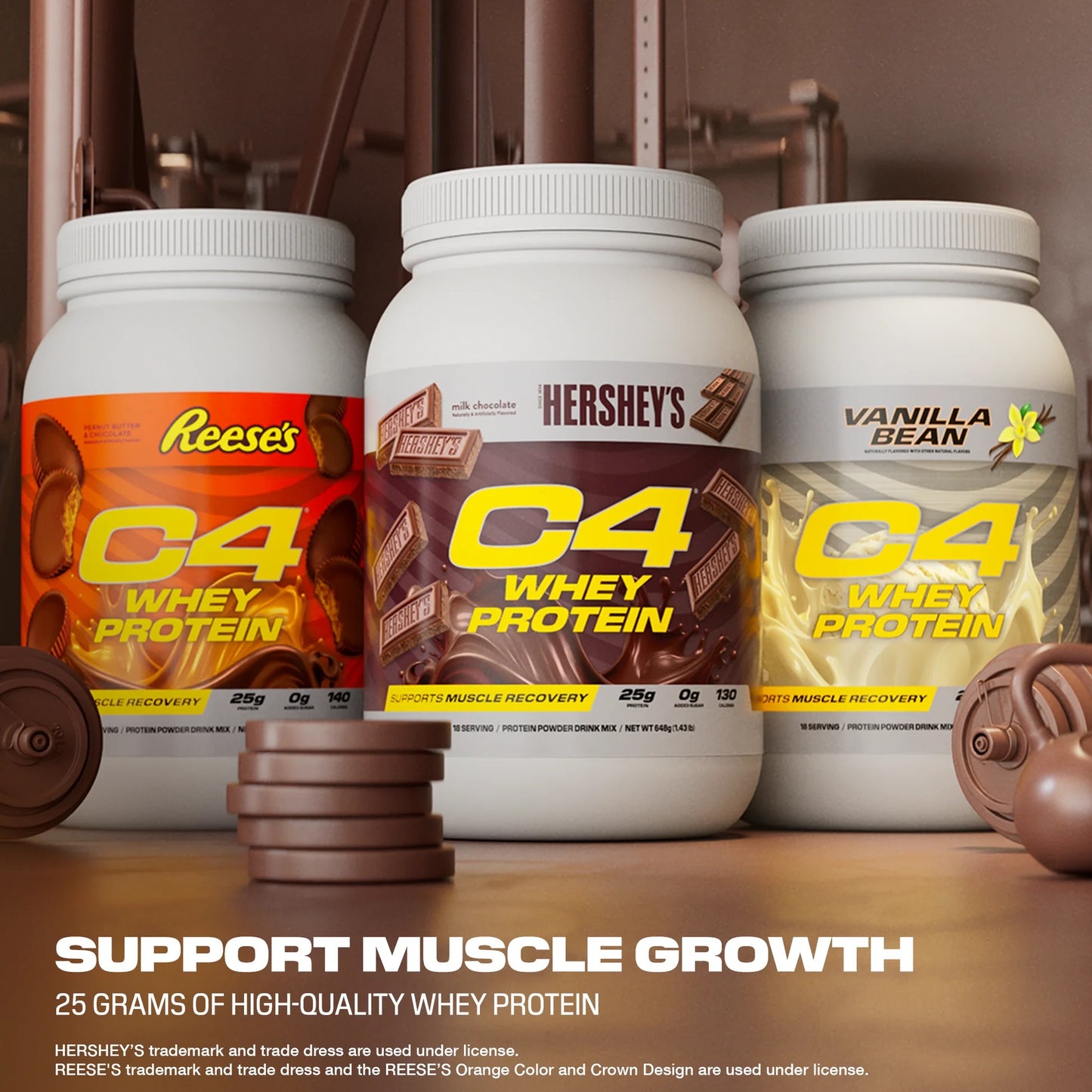 C4 Cellucor Hershey's Milk Chocolate Whey Protein 1.01kg