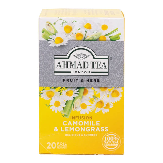 Ahmad Tea Camomile & Lemongrass Infusion, 20 Tea Bags