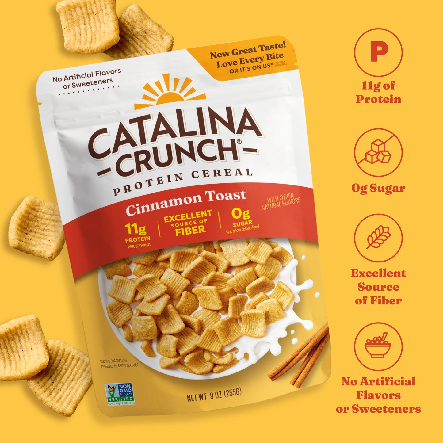 Catalina Crunch Cinnamon Toast Protein Cereal 255g