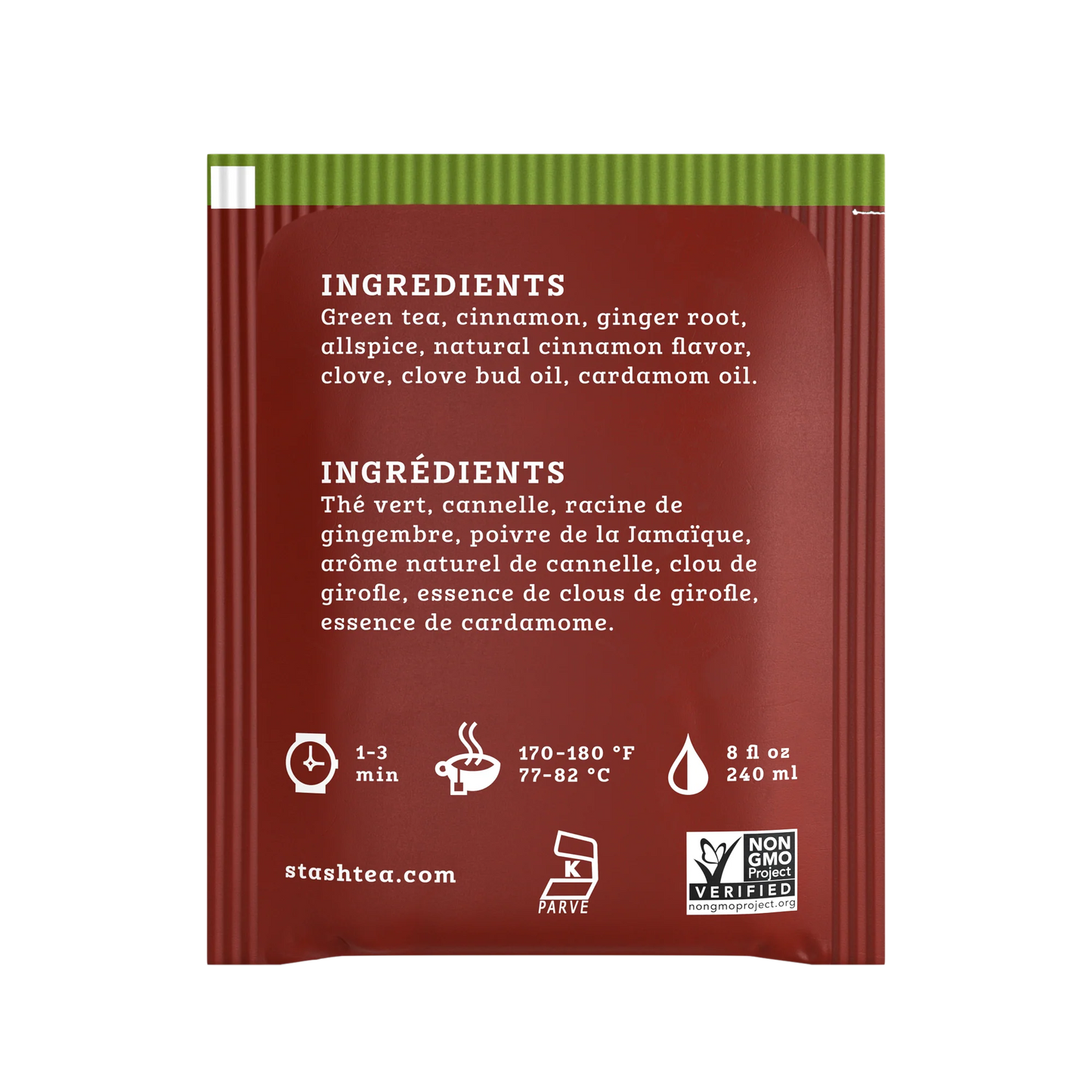 Stash Chai Green Tea, 20 Tea Bags