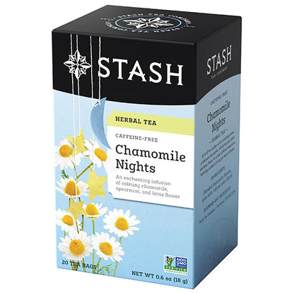 Stash Chamomile Nights Herbal Tea, 20 Tea Bags