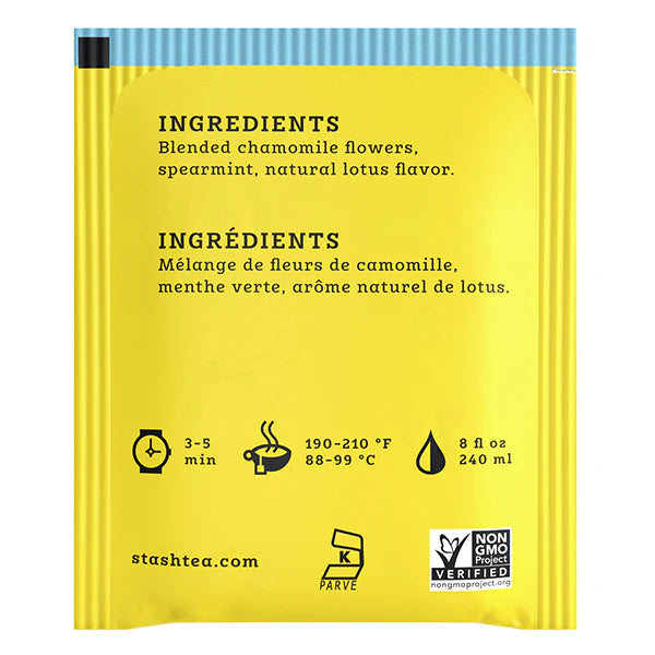 Stash Chamomile Nights Herbal Tea, 20 Tea Bags