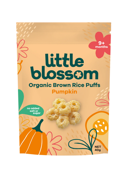 Little Blossom Organic Brown Rice Puffs 40g