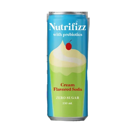 Nutrifizz w/ Prebiotics Zero Sugar Cream Soda 330ml