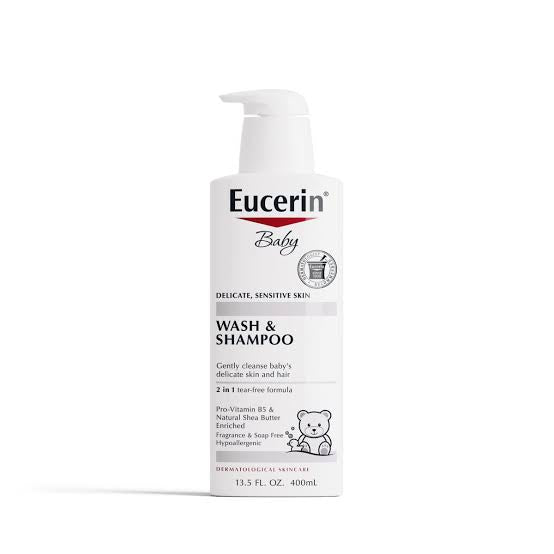 Eucerin Baby Wash & Shampoo 400ml