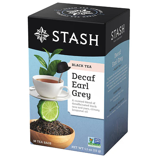 Stash Decaf Earl Grey Black Tea, 20 Tea Bags