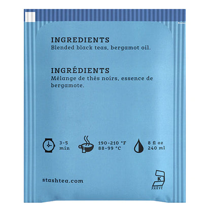 Stash Uplifting Double Bergamot Earl Grey Black Tea, 18 Tea Bags