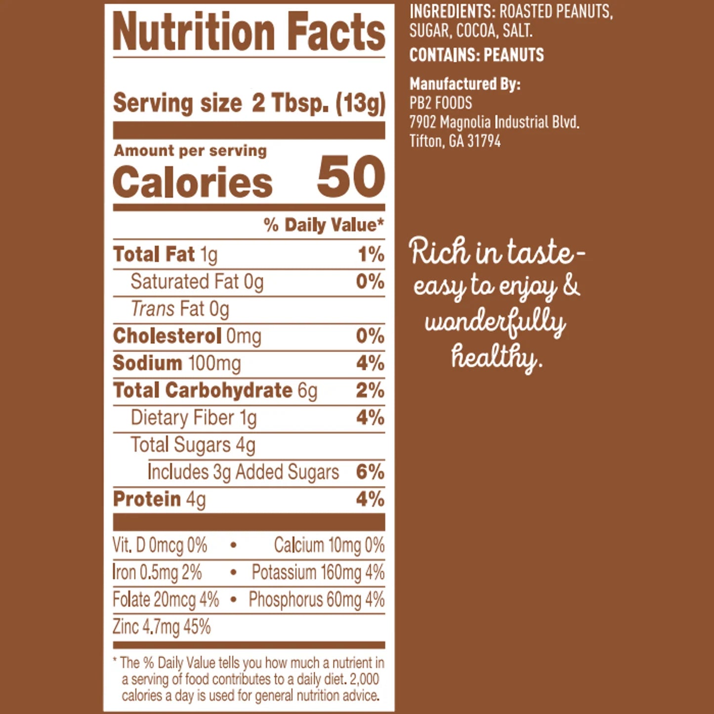 PB2 Foods Cocoa Peanut Powder 184g